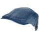 Casquette Bleu Jeans Beret Denim Coton Tendance Sylyk Taille Reglable CASQUETTES Nyls Création