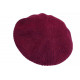 Bonnet Béret Angora Rouge en Laine Douce et Tendance Angela BONNETS Nyls Création