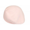 Bonnet Béret Angora Rose Clair en Laine Douce et Tendance Angela