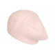 Bonnet Béret Angora Rose Clair en Laine Douce et Tendance Angela BONNETS Nyls Création