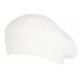 Bonnet Béret Angora Blanc en Laine Douce et Tendance Angela BONNETS Nyls Création