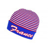 Bonnet France Bleu Blanc Rouge Drapeau Français Fashion en Laine