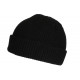 Bonnet Docker Noir en Laine Mode Marin Miki Hiver Tytouan BONNETS Nyls Création