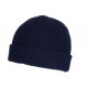 Bonnet Docker Bleu Marine en Laine Mode Marin Miki Hiver Tytouan BONNETS Nyls Création