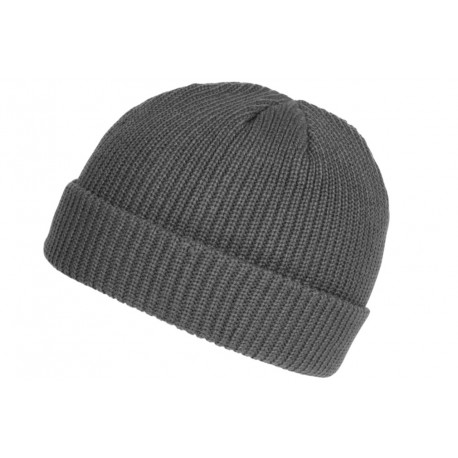 Bonnet Docker Gris en Laine Mode Marin Miki Hiver Tytouan BONNETS Nyls Création