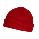 Bonnet Docker Rouge en Laine Mode Marin Miki Hiver Tytouan BONNETS Nyls Création