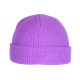 Bonnet Docker Violet en Laine Mode Marin Miki Hiver Tytouan BONNETS Nyls Création