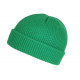 Bonnet Docker Vert en Laine Mode Marin Miki Hiver Tytouan BONNETS Nyls Création