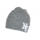 Bonnet New York Gris et Blanc à Revers Fashion en Laine Douce Nevy BONNETS Hip Hop Honour