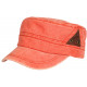 Casquette Militaire Orange Originale en Coton Classe Stiago CASQUETTES Nyls Création