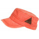 Casquette Militaire Orange Originale en Coton Classe Stiago CASQUETTES Nyls Création