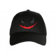 Casquette Clown Noire et Rouge Design Streetwear Baseball CASQUETTES SKR