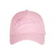 Casquette Miami Rose Pastel Classe et Vintage en Coton Baseball CASQUETTES Nyls Création