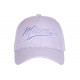 Casquette Miami Violette Pastel Classe et Vintage en Coton Baseball CASQUETTES Nyls Création