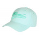 Casquette Miami Verte Pastel Classe et Vintage en Coton Baseball CASQUETTES Nyls Création