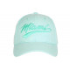 Casquette Miami Verte Pastel Classe et Vintage en Coton Baseball CASQUETTES Nyls Création