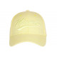 Casquette Miami Jaune Pastel Classe et Vintage en Coton Baseball CASQUETTES Nyls Création