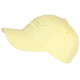 Casquette Miami Jaune Pastel Classe et Vintage en Coton Baseball CASQUETTES Nyls Création