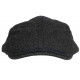 Casquette Beret Noir Chiné en Laine Hipster Taille Réglable Nylney CASQUETTES Nyls Création