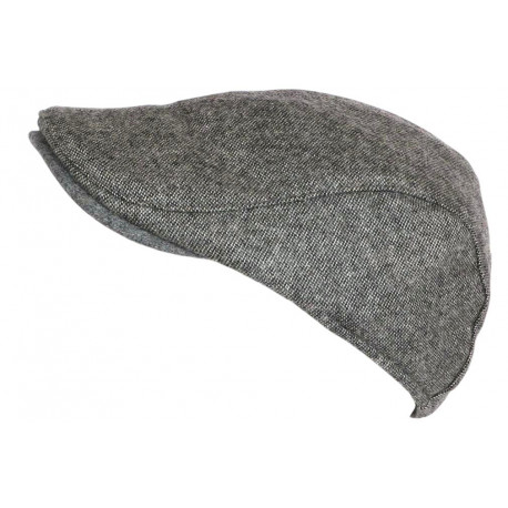 Casquette Beret Gris Chiné en Laine Hipster Taille Réglable Nylney CASQUETTES Nyls Création