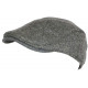 Casquette Beret Gris Chiné en Laine Hipster Taille Réglable Nylney CASQUETTES Nyls Création