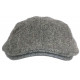 Casquette Beret Gris Chiné en Laine Hipster Taille Réglable Nylney CASQUETTES Nyls Création