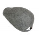 Casquette Beret Gris Chiné en Laine Hipster Taille Réglable Nylney CASQUETTES Nyls Création