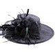 Chapeau Cérémonie capeline Noir ANCIENNES COLLECTIONS divers