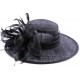 Chapeau Cérémonie capeline Noir ANCIENNES COLLECTIONS divers