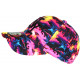 Casquette NY Rose et Bleue Palmiers Beach Night Baseball CASQUETTES Hip Hop Honour