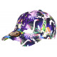 Casquette Flamants Roses Violette Tropicale NY Baseball Flamingo CASQUETTES Hip Hop Honour