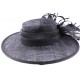 Chapeau Cérémonie capeline Noir ANCIENNES COLLECTIONS divers