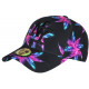 Casquette NY Rose et Noire Palmier Streetwear Sunrise Baseball CASQUETTES Hip Hop Honour