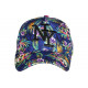 Casquette Tête de Mort Bleue Verte tropicale NY Baseball Skull CASQUETTES Hip Hop Honour