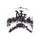 Casquette Enfant Blanche et Noire Streetwear Fire NY Baseball de 7 a 11 ans Casquette Enfant Hip Hop Honour