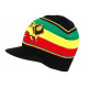 Bonnet Casquette Rasta Noir Lion de Juda Jamaïque BONNETS Nyls Création