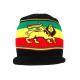 Bonnet Casquette Rasta Noir Lion de Juda Jamaïque BONNETS Nyls Création