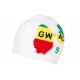 Bonnet Guadeloupe Blanc Gwada 971 Fashion en Laine BONNETS Nyls Création