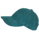 Casquette Velours Bleu Canard Cotele Tendance Baseball Sneyson CASQUETTES Nyls Création