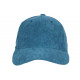 Casquette Velours Bleu Petrole Cotele Tendance Baseball Sneyson CASQUETTES Nyls Création