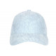 Casquette Baseball Velours Gris Bleu Clair cotele Sneyson CASQUETTES Nyls Création