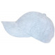 Casquette Baseball Velours Gris Bleu Clair cotele Sneyson CASQUETTES Nyls Création