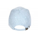 Casquette Baseball Velours Gris Bleu Clair cotele Sneyson CASQUETTES Nyls Création