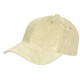 Casquette Velours Beige cotele Classe Confort Baseball Sneyson CASQUETTES Nyls Création