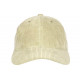 Casquette Velours Beige cotele Classe Confort Baseball Sneyson CASQUETTES Nyls Création