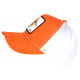 Casquette Filet Orange Perroquet Patch Tropic Fashion Papaye CASQUETTES Nyls Création