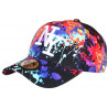 Casquette NY Enfant Bleue Rouge Cosmos Galaxy Baseball 6 à 11 ans