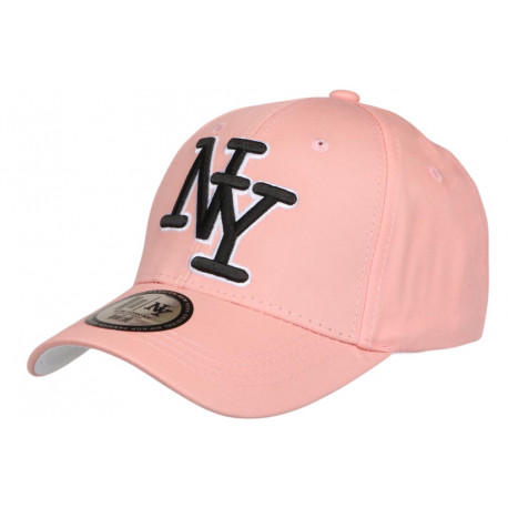 Casquette NY Rose et Noire Classe Visiere Baseball Broadwyx CASQUETTES Hip Hop Honour