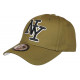 Casquette NY Vert Kaki et Noire Classe Visiere Baseball Broadwyx CASQUETTES Hip Hop Honour