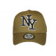 Casquette NY Vert Kaki et Noire Classe Visiere Baseball Broadwyx CASQUETTES Hip Hop Honour